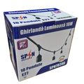 Ghirlanda luminoasa 10m cu pendule interconectabil E27 IP65 