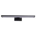 Corp led baie negru 12W 6500K 600mm IP44 lumina rece