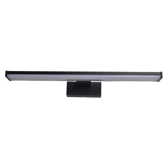 Corp led baie negru 12W 6500K 600mm IP44 lumina rece