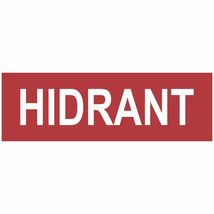 Autocolant hidrant pentru lampa exit 30 led SPN7901X
