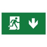 Autocolant sageata jos pentru lampa exit 30 led SPN7901X
