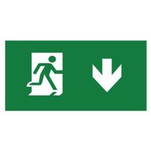 Autocolant sageata jos pentru lampa exit 30 led SPN7901X