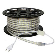 Banda LED 220V 6400K 9.6W/m, Ip65, 120Led/m, 2835, lumina rece