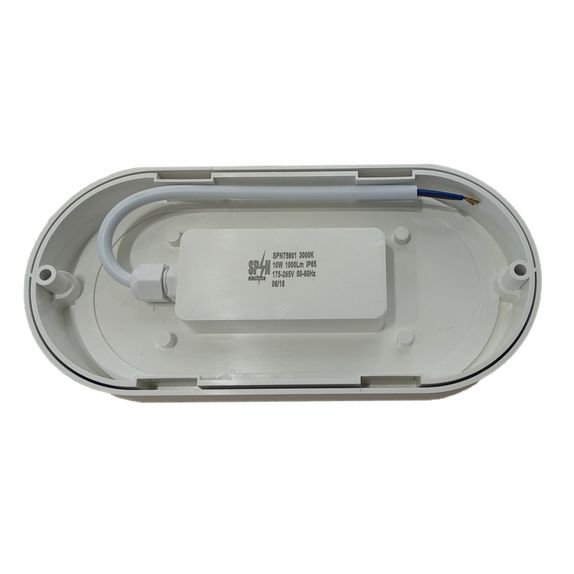 Aplica LED BAT Ovala , cu protectie IP65 ,10W=90W, 4000K, lumina neutra