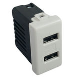 Priza USB NEO 1Modul 220V 1A/2A
