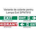 LAMPA EXIT 60 LED 6500K