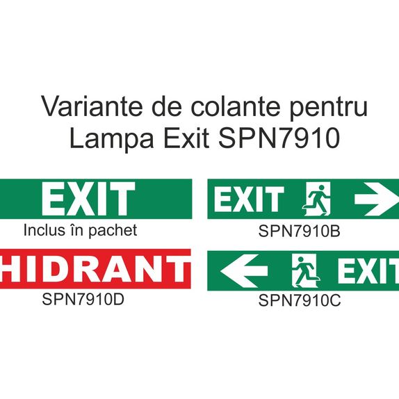 LAMPA EXIT 60 LED 6500K