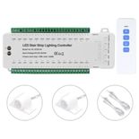 CONTROLER BANDA LED, 28 TREPTE Cu Telecomanda RF 12/24VDC