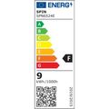 Bec LED lumanare cu baza din ceramica, model C37, dulie E27, 9W=75W, 2700K, lumina calda, 3+1GRATIS