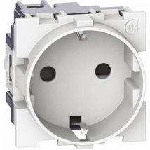 Priza schuko standard german 2P+N 16A 250V 2M Bticino Living NOW