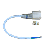 CONECTOR TERMINAL CU FIR PENTRU NEON FLEX RGB 15X26MM
