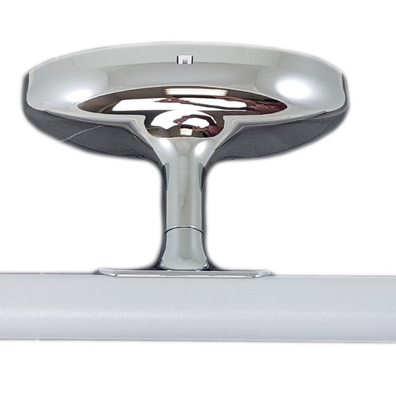 Corp LED baie inox, 6W, 6500K, lumina rece, cu protectie IP44, 400mm
