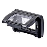 Rama etansare Neagra Gewiss System IP55 4 module GW22462