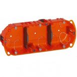 Doza aparat Legrand Batibox 080103 - 3 posturi - montaj rigips