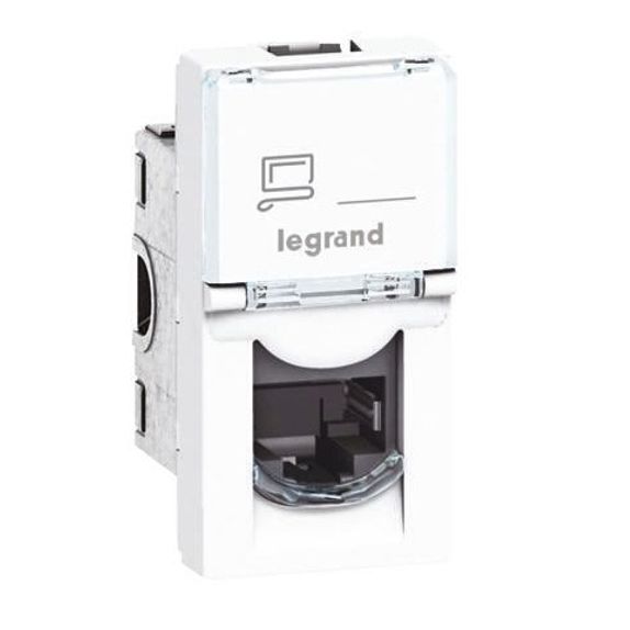 Priza UTP RJ45 Legrand Mozaic 076561 - 1 modul