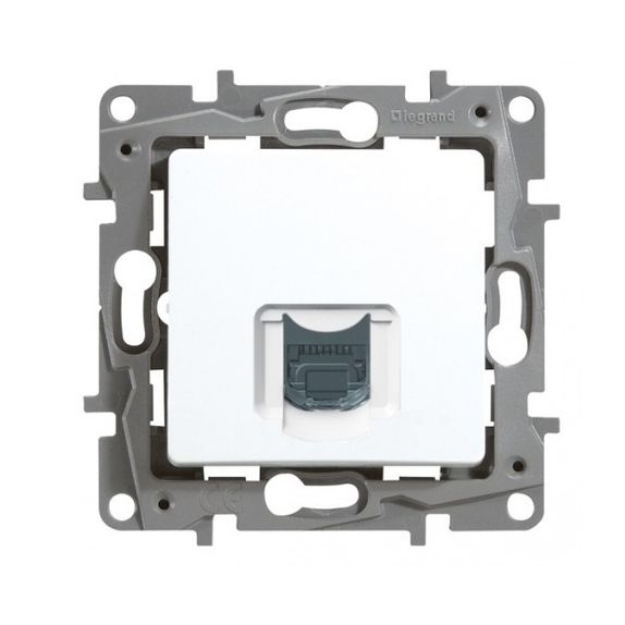 Priza UTP RJ45, Cat 5E alb Legrand Niloe764571 - 1 modul