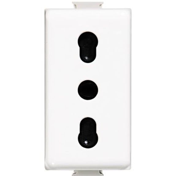 Priza simpla, alb bticino AM5180 - 1 modul