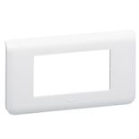 Rama intrerupator alba Legrand Mozaic 078814 - 4 module