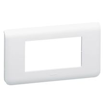 Rama intrerupator alba Legrand Mozaic 078814 - 4 module