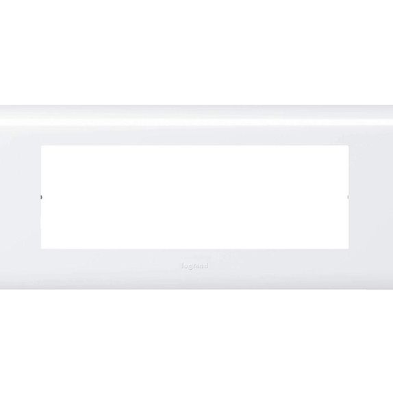 Rama intrerupator alba Legrand Mozaic 078816 - 6 module