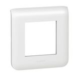 Rama intrerupator alba Legrand Mozaic 078802 - 2 module