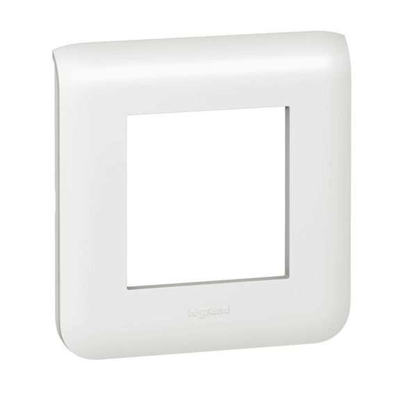 Rama intrerupator alba Legrand Mozaic 078802 - 2 module