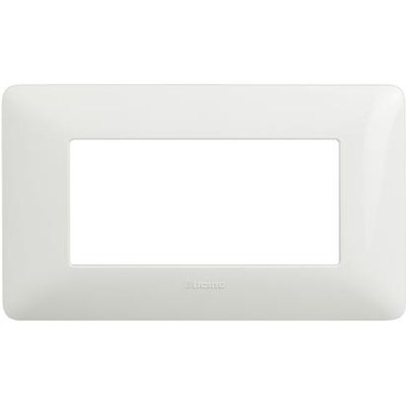 Rama ornamentala alb bticino AM4804BBN - 4 module