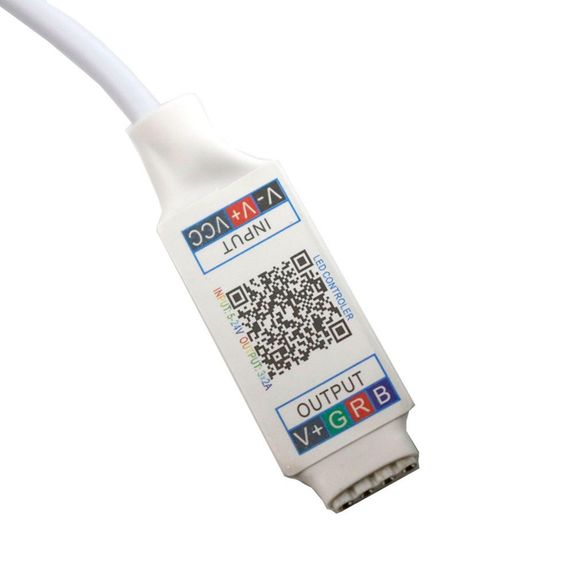 Mini-controller Bluetooth banda LED RGB, 12V, 72W,6A