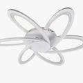 LUSTRA LED 108W CU 6 BRATE 3 CULORI+IR 700x700x100mm