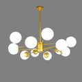 LUSTRA 12 BRATE COSMO GOLD 12xE27 900x680MM IP20 DL75D059G