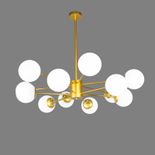 LUSTRA 12 BRATE COSMO GOLD 12xE27 900x680MM IP20 