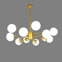 LUSTRA 12 BRATE COSMO GOLD 12xE27 900x680MM IP20 