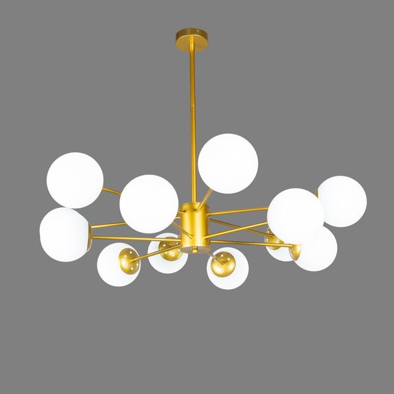 LUSTRA 12 BRATE COSMO GOLD 12xE27 900x680MM IP20 DL75D059G