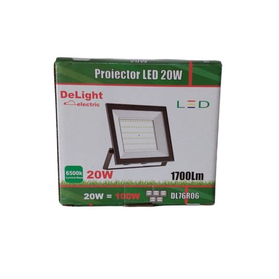Proiector LED 20W 1700lm IP65 6500K 116X170MM