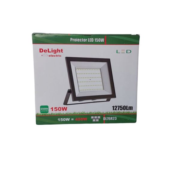 Proiector perete LED 150W 12750lm IP65 6500K 315x280MM
