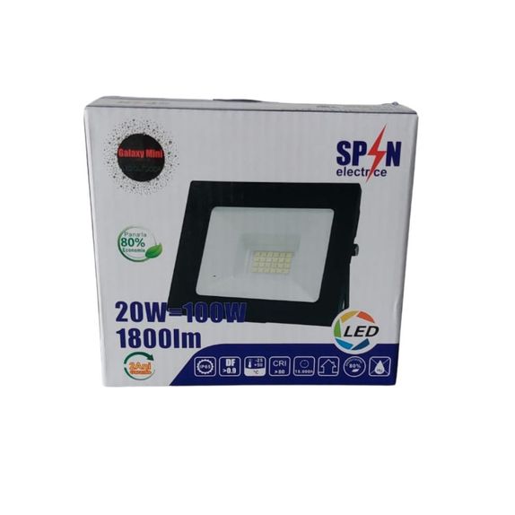 Proiector Led 20W=100W,SMD Galaxy, 3000K, lumina calda 118x90mm