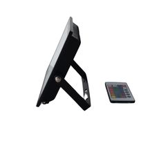 Proiector LED RGB - 16 culori + 4 jocuri de culori, 50W, IP65, telecomanda IR cu 21 taste 178x150mm