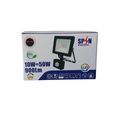 Proiector Led cu Senzor de Miscare 10W=50W,SMD Galaxy 6000K, lumina rece 165x118mm