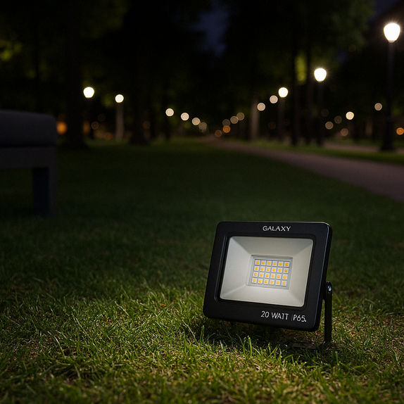 Proiector Led exterior 20w SMD Galaxy, 20W=100W, 4100K, lumina neutra 118x90mm