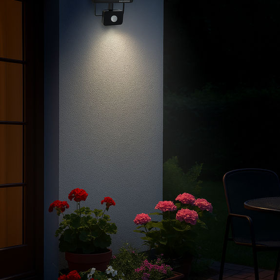Proiector Led cu Senzor de Miscare 20W=100W,SMD Galaxy, 6000K, lumina rece 165x118mm