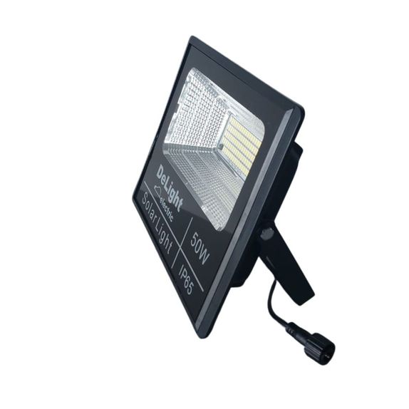 Proiector cu Panou Solar Monocristalin si telecomanda - 50W/6500k