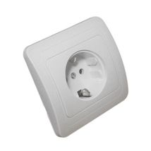 Priza simpla cu Contact de protectie - montaj incastrat