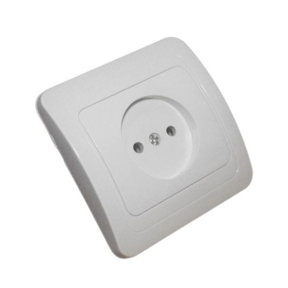 Priza simpla fara Contact de protectie - montaj incastrat