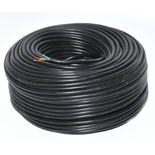 Cablu electric flexibil negru MYYM 3x1 - rola 100m