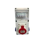 TABLOU SANTIER 6M IND E1 CABLAT 5P 1X16A 2XSCHUKO IP44