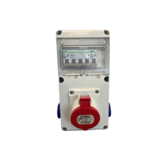 Tablou de santier 6M IND E1 cablat 5P 1X16A 2XSCHUKO IP44 633.RO0024 SCAME