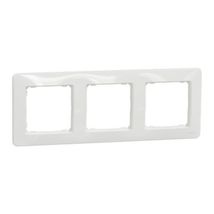 Rama tripla alba Sedna Design Schneider SDD311803