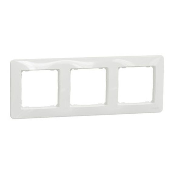 Rama tripla alba Sedna Design Schneider SDD311803