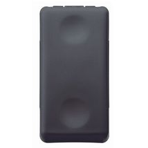 Intrerupator modular cap scara Gewiss GW21576, negru - 1 modul