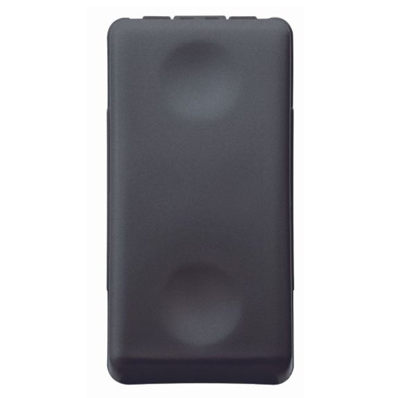 Intrerupator modular cap scara Gewiss GW21576, negru - 1 modul